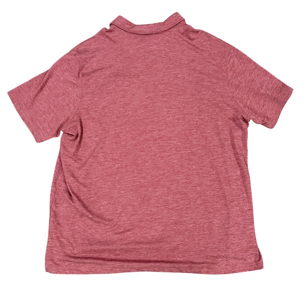 Duluth Trading Co Mens 2XL Relaxed Fit Heather Red Short Sleeve Polo Shirt 2XL - Picture 3 of 5